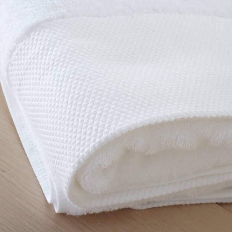 100% Cotton Hotel 16S Terry Dobby Botttom Bath Towel Sets