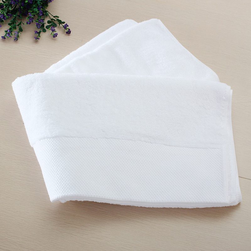 100% Cotton Hotel 16S Terry Dobby Botttom Bath Towel Sets