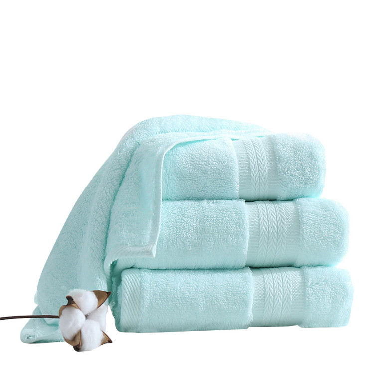 100% Cotton Anti-Bacterial Anti-mite Absorbent Bath Towel Set