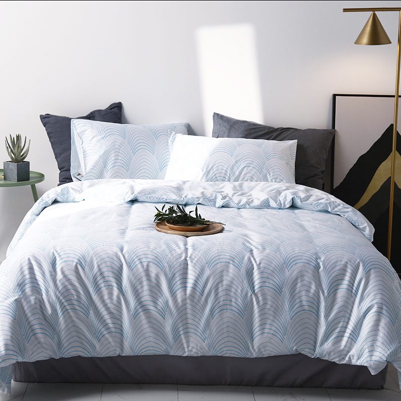 4 Piece Printed Bedding Set
