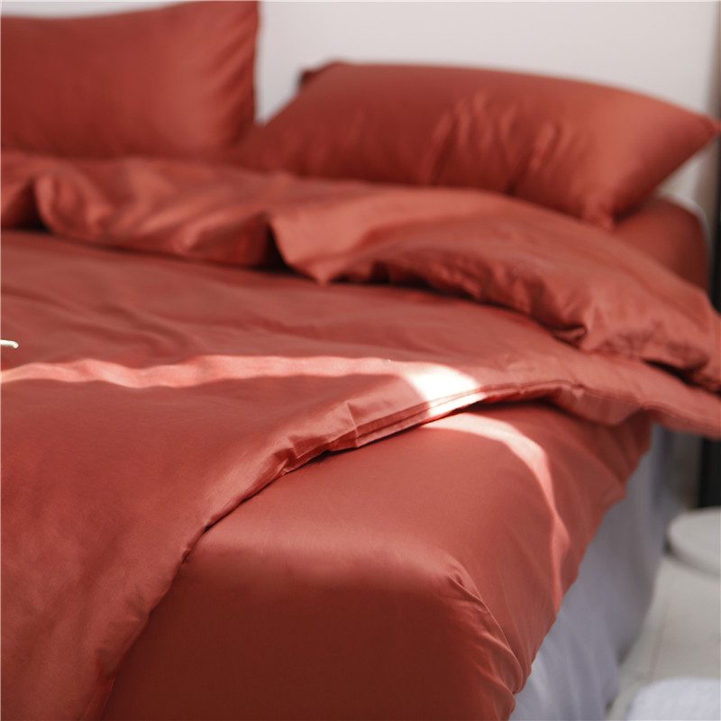 4pcs Sateen Bedding Set