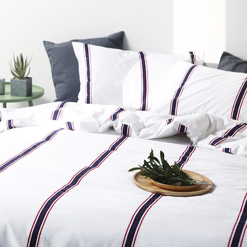 Cotton Stripe Bedding Set