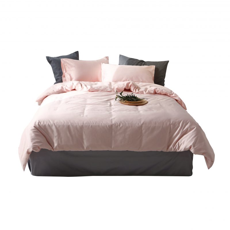 Plain Dyed Cotton Bedding Set