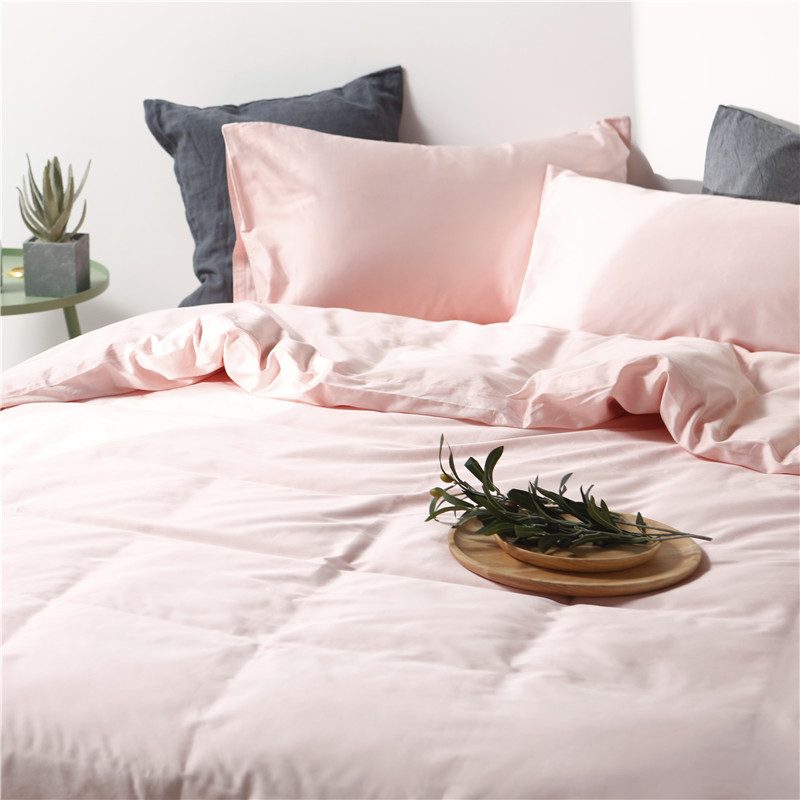 Plain Dyed Cotton Bedding Set