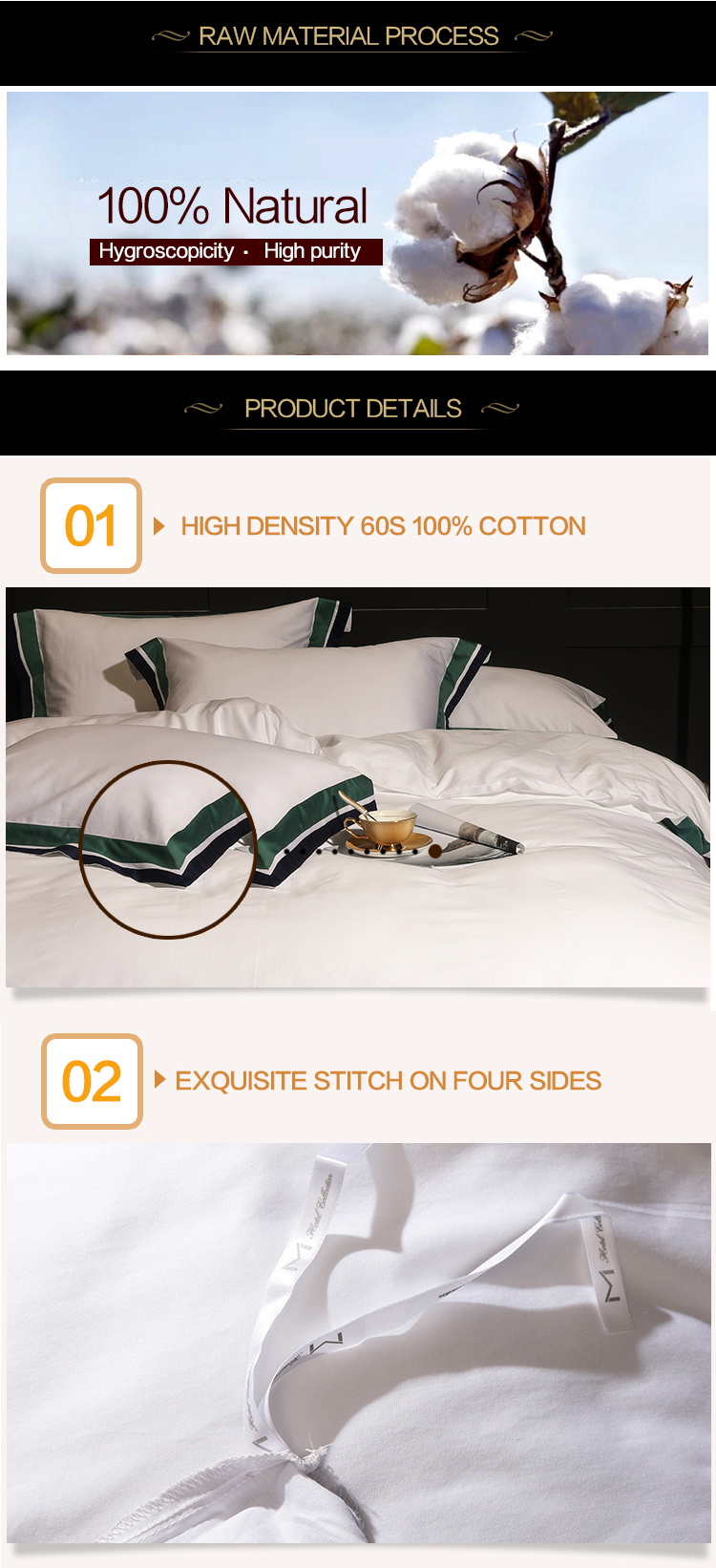 Cotton Bed Sheets Set