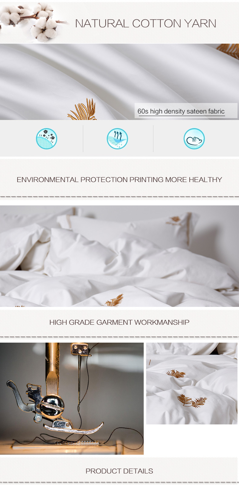 Embroidered Cotton Bedding Set