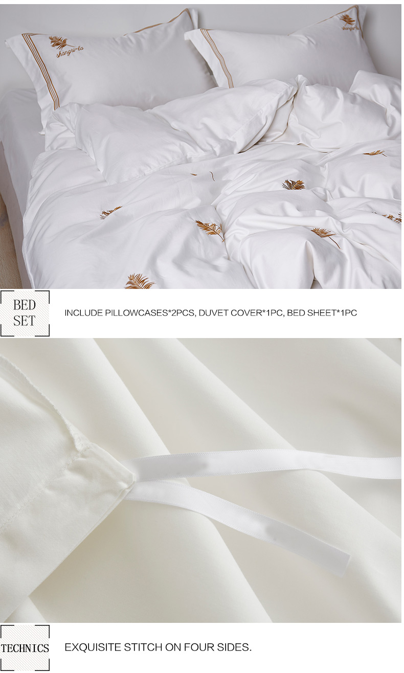 Embroidered Cotton Bedding Set