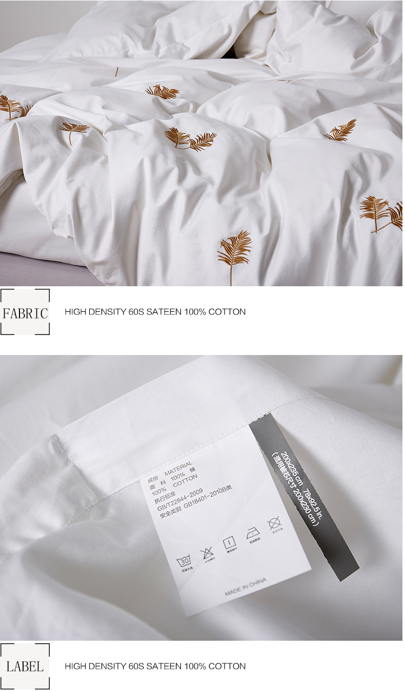 Embroidered Cotton Bedding Set