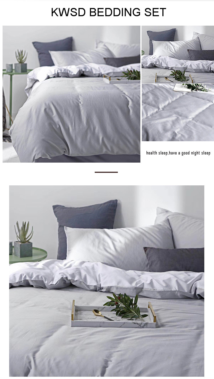 Hotel Plain Dyed Bedding Set