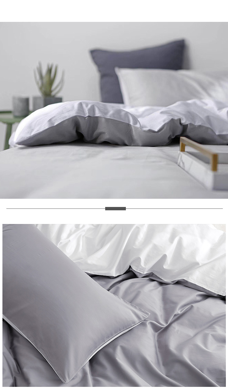Hotel Plain Dyed Bedding Set