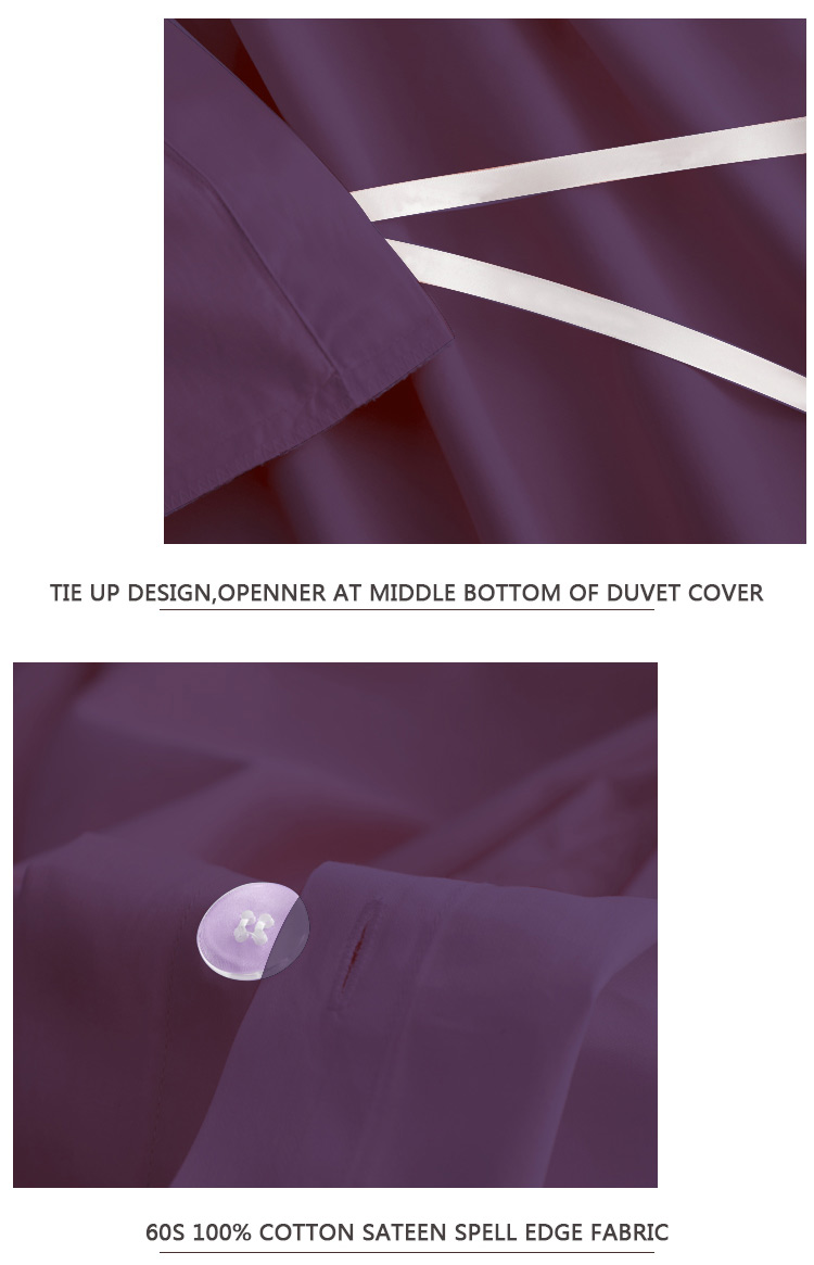 Plain Coloured Cotton Bed Linen