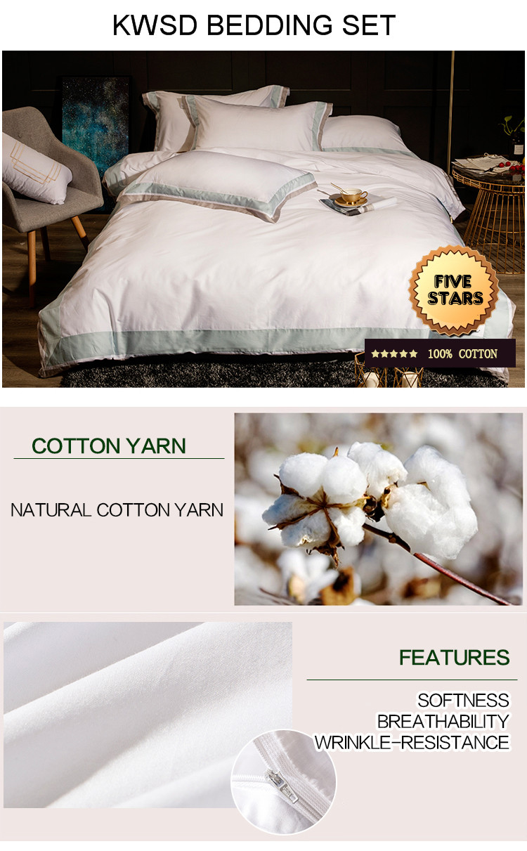 Satin Stitch Hotel Bedding Set