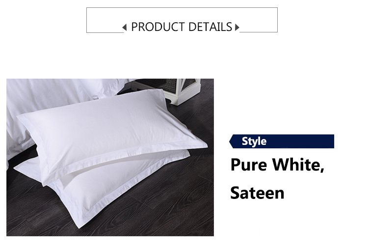 white pillow case